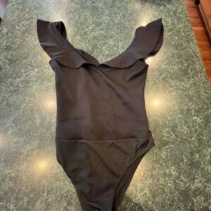 Womens Black Bodysuit